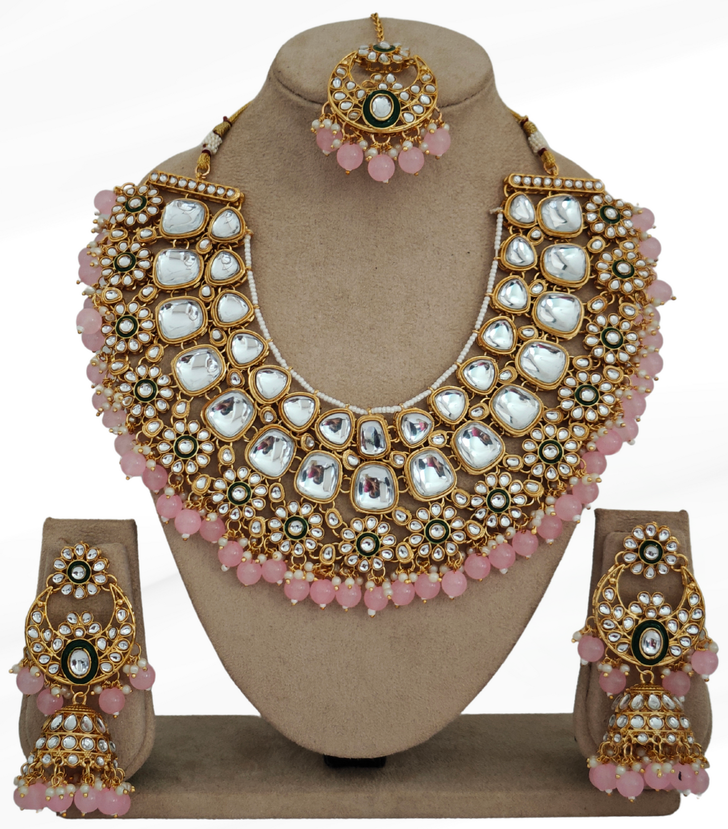 PINK SHREENI JEWELLERY SET