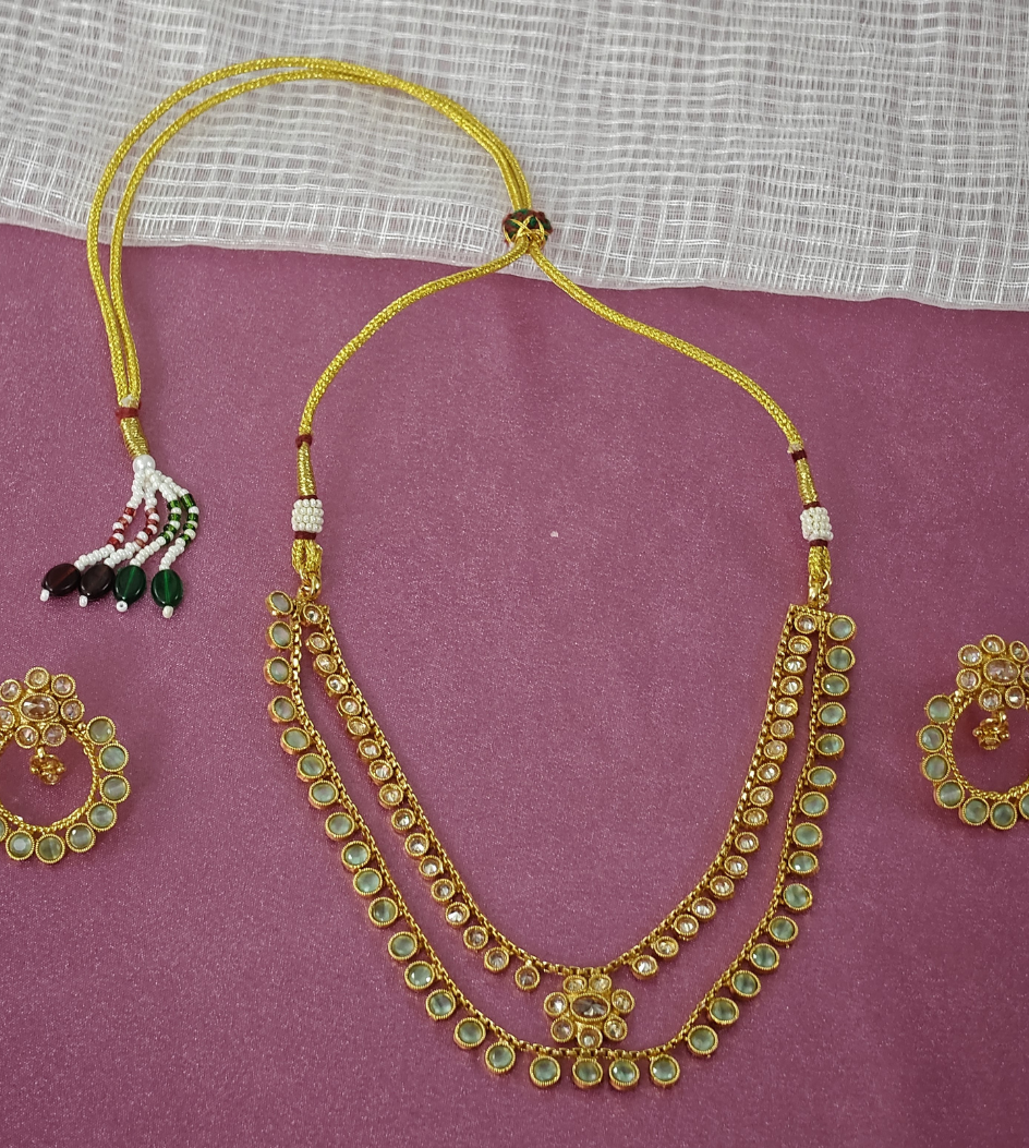 GREEN DHRITI JEWELLERY SET