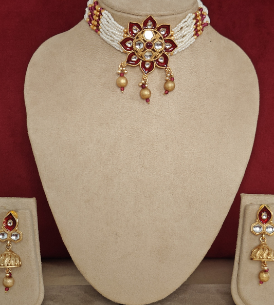 RUBY PINK KIAH JEWELLERY SET