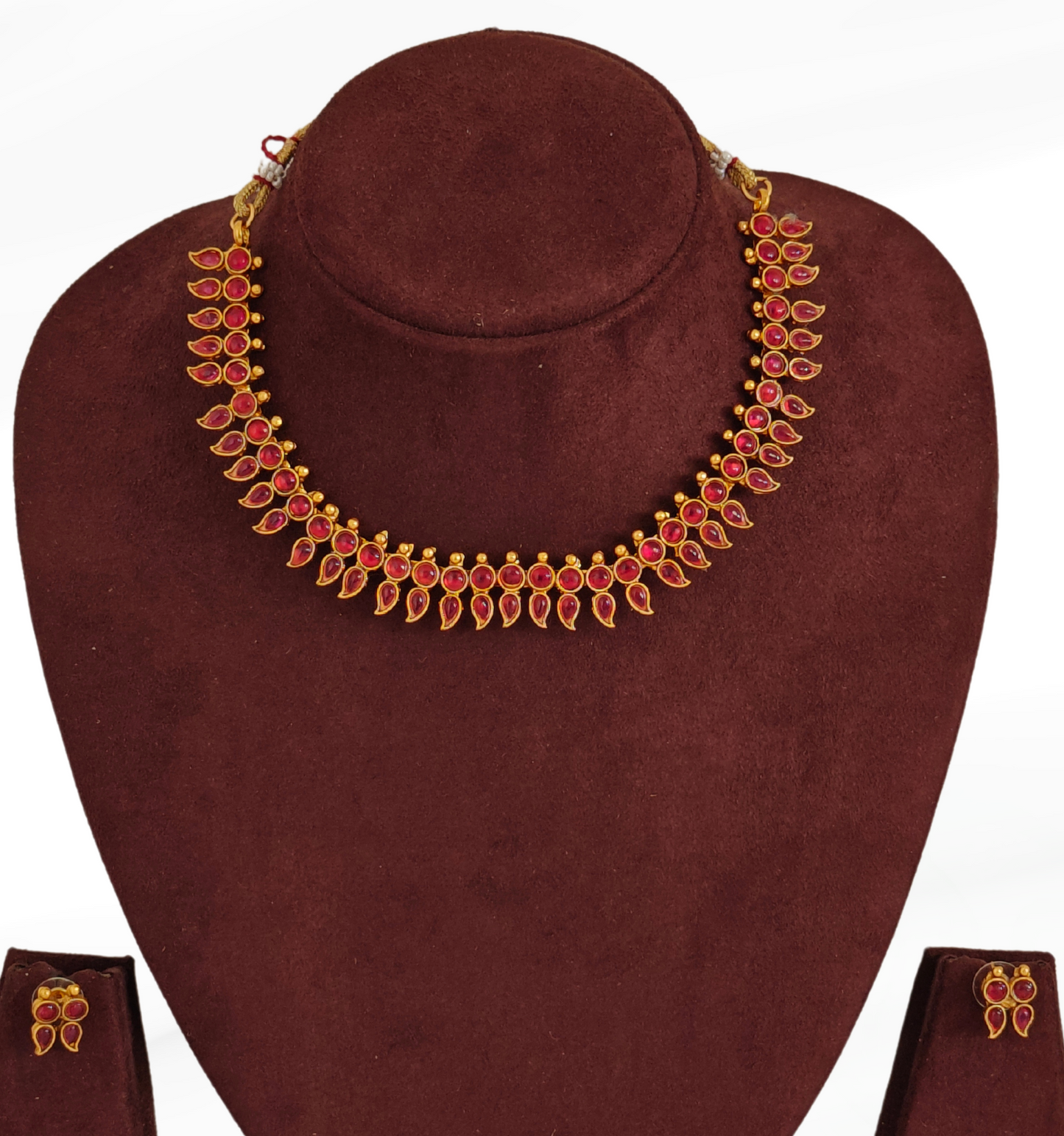 RUBY PINK SURABHI JEWELLERY SET