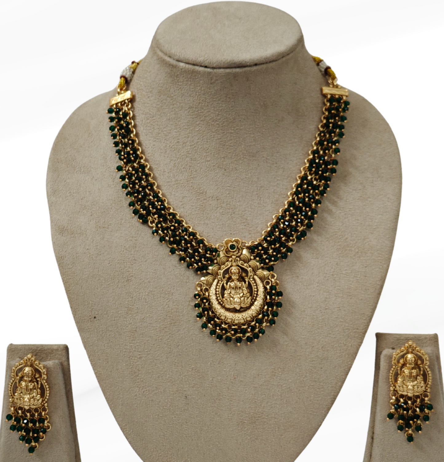 GREEN MEESHA JEWELLERY SET