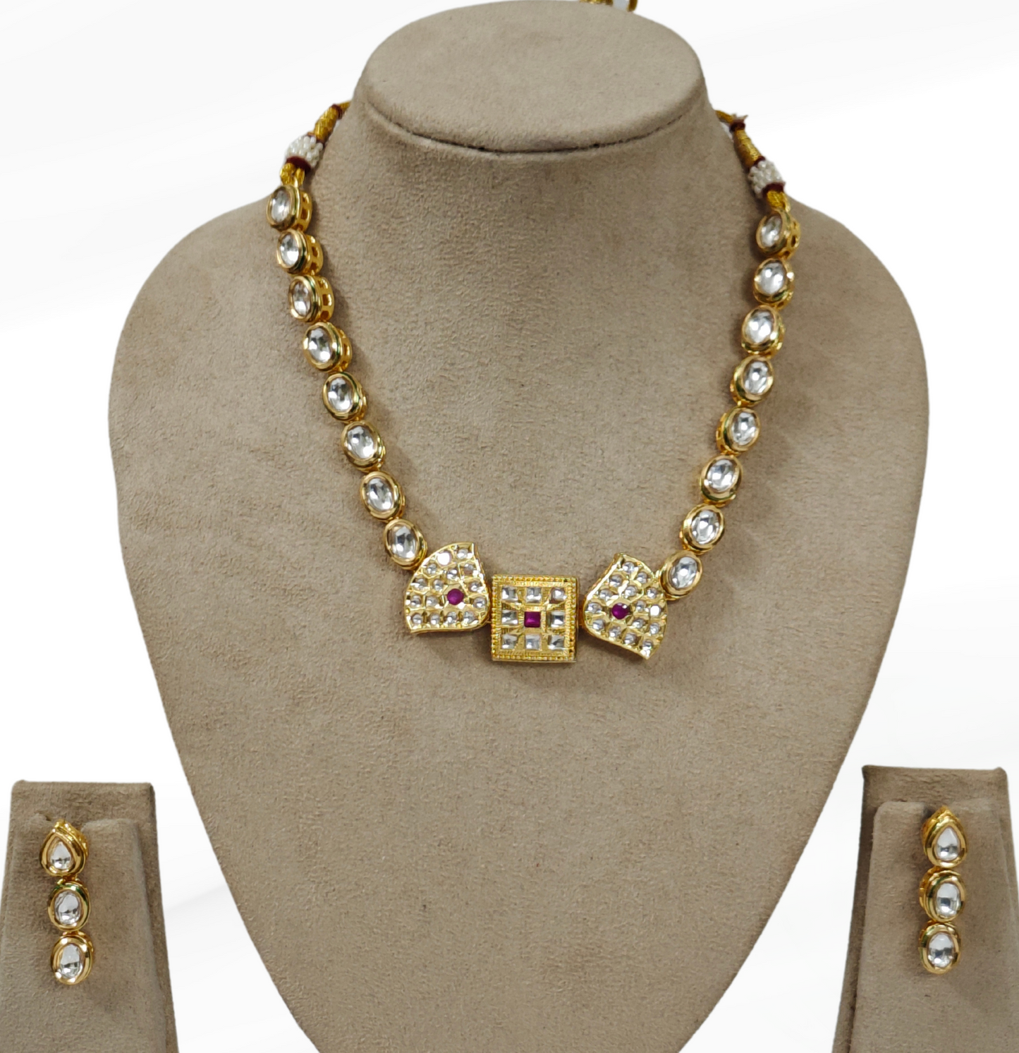 PINK MAMTA JEWELLERY SET