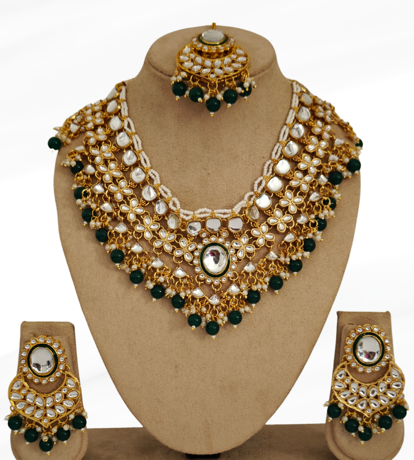 GREEN NIYATI JEWELLERY SET