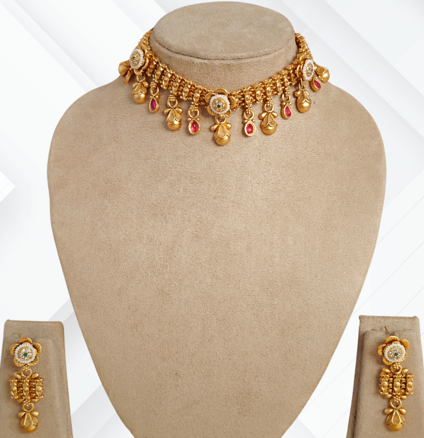 PINK INAAYA JEWELLERY SET