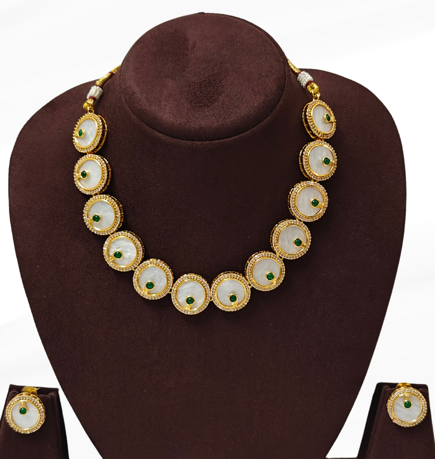 GREEN AAROHI JEWELLERY SET