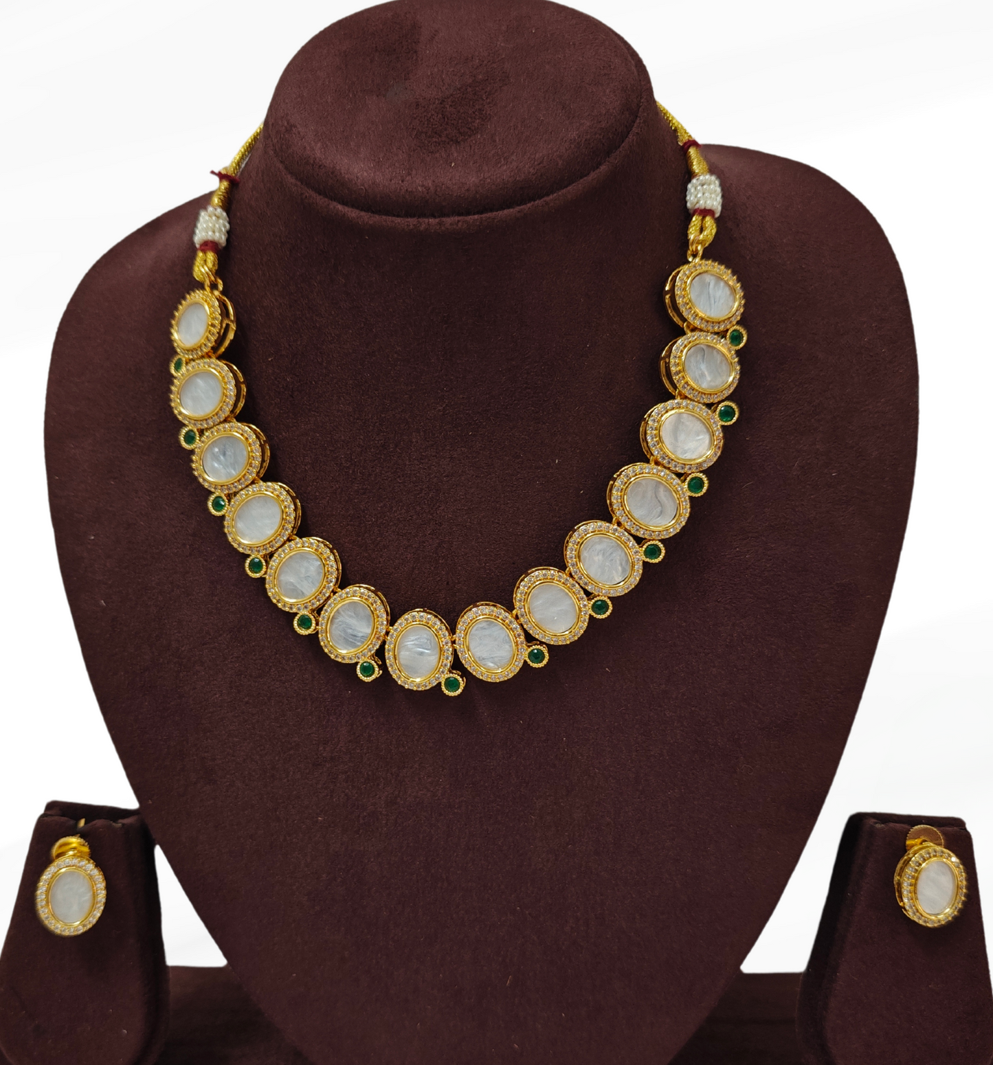 GREEN DIYA JEWELLERY SET